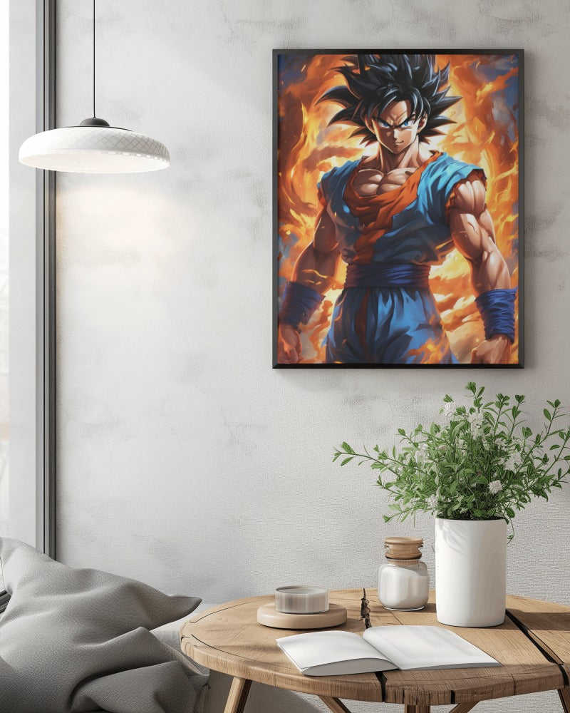 GOKU METAL POSTER