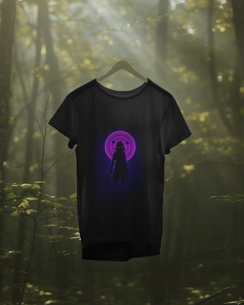 SASUKE WITH RINNEGAN UNISEX OVERSIZED T-SHIRT