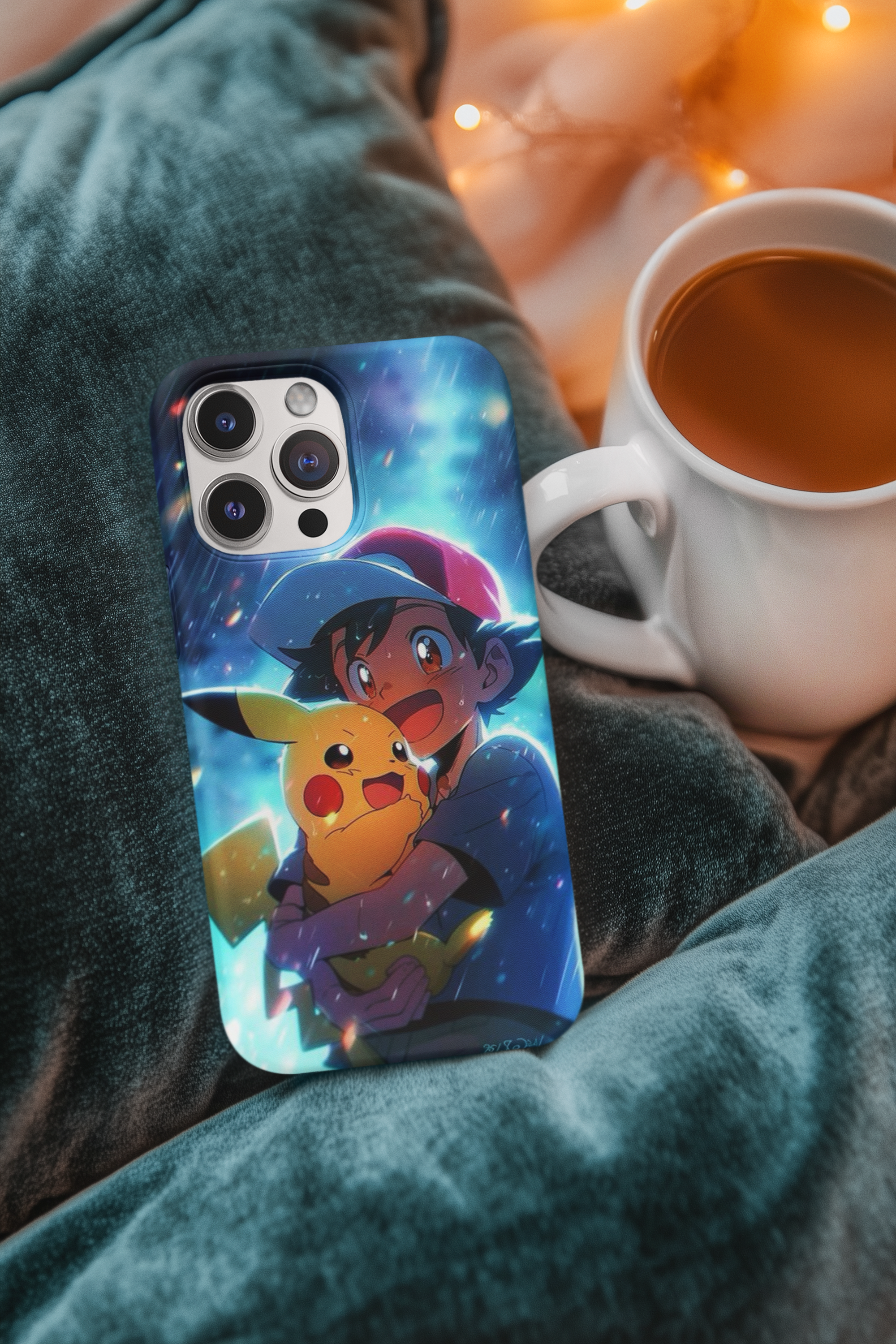 ASH & PIKACHU PHONE CASE/COVER