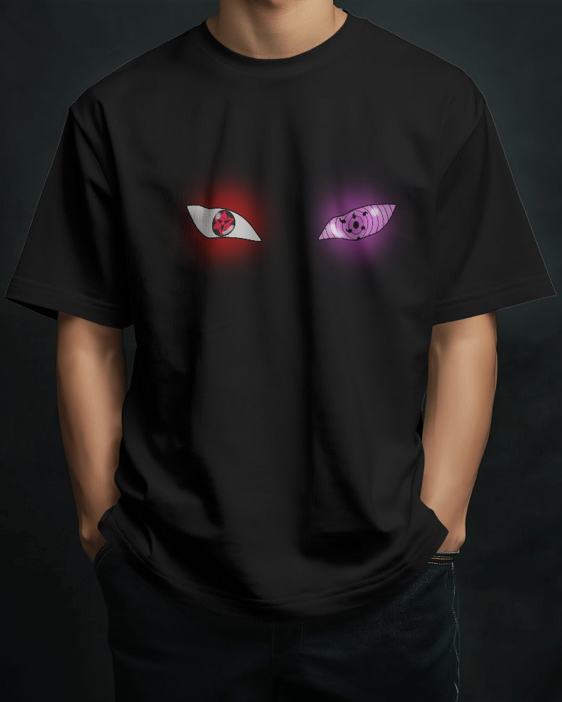 SHARINGAN & RINNEGAN UNISEX OVERSIZED T-SHIRT