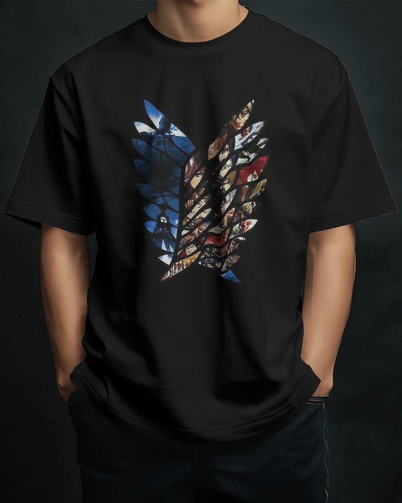 WINGS OF FREEDOM UNISEX OVERSIZED T-SHIRT