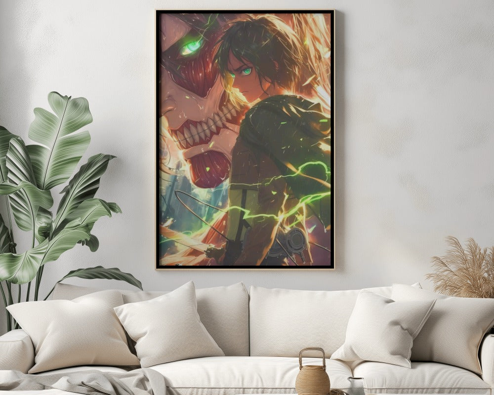 EREN JAEGER METAL POSTER