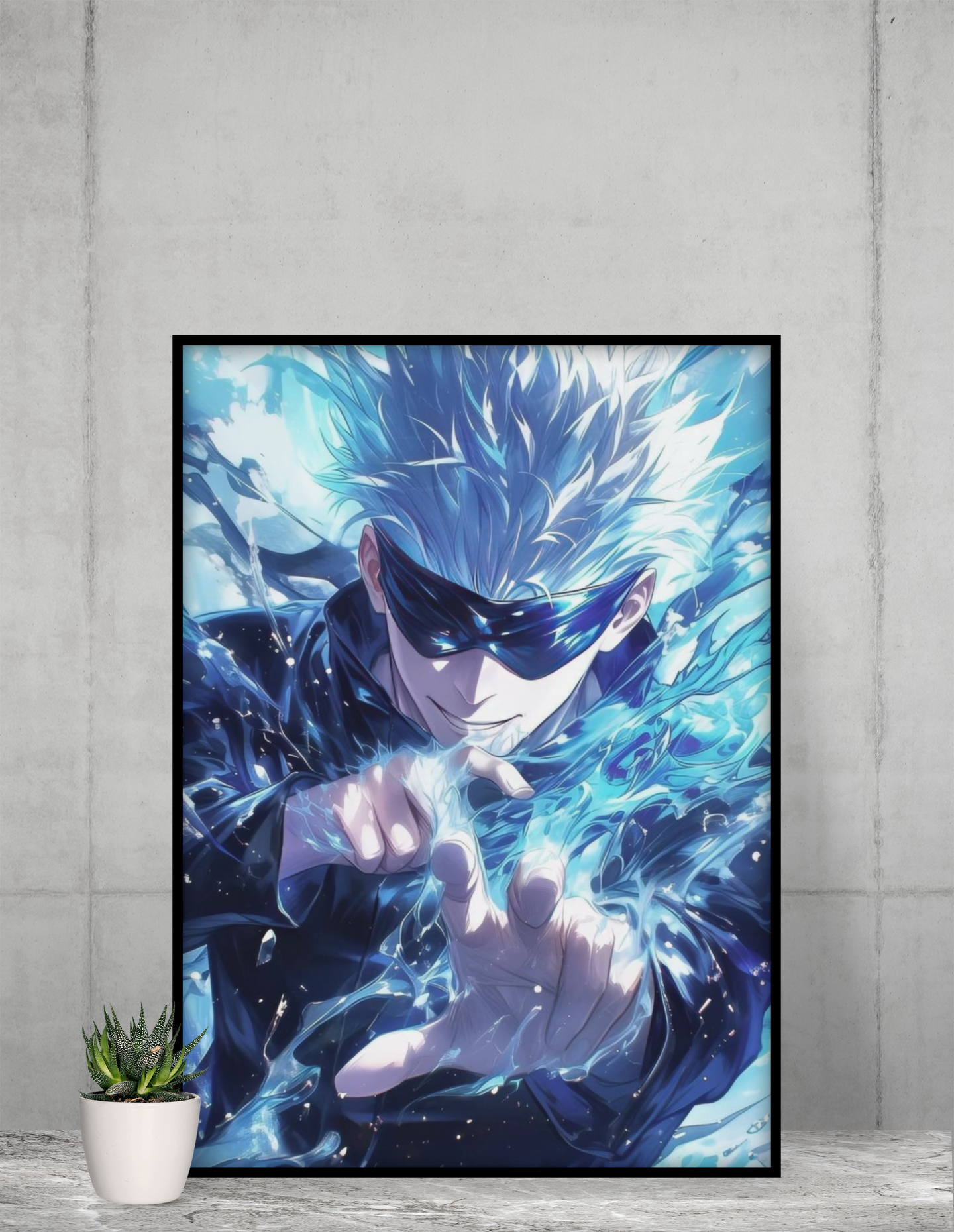 SATORU GOJO METAL POSTER