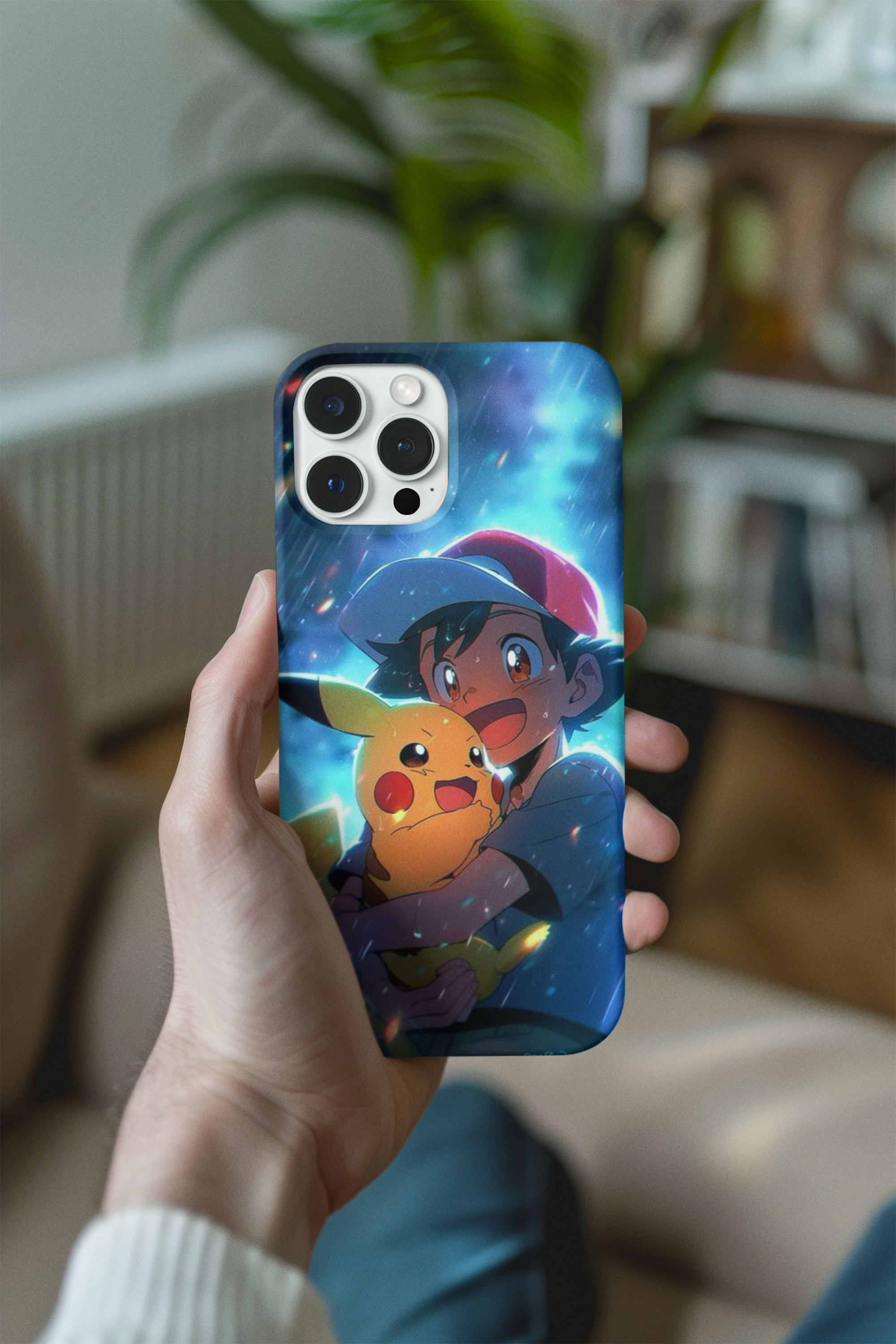 ASH & PIKACHU PHONE CASE/COVER