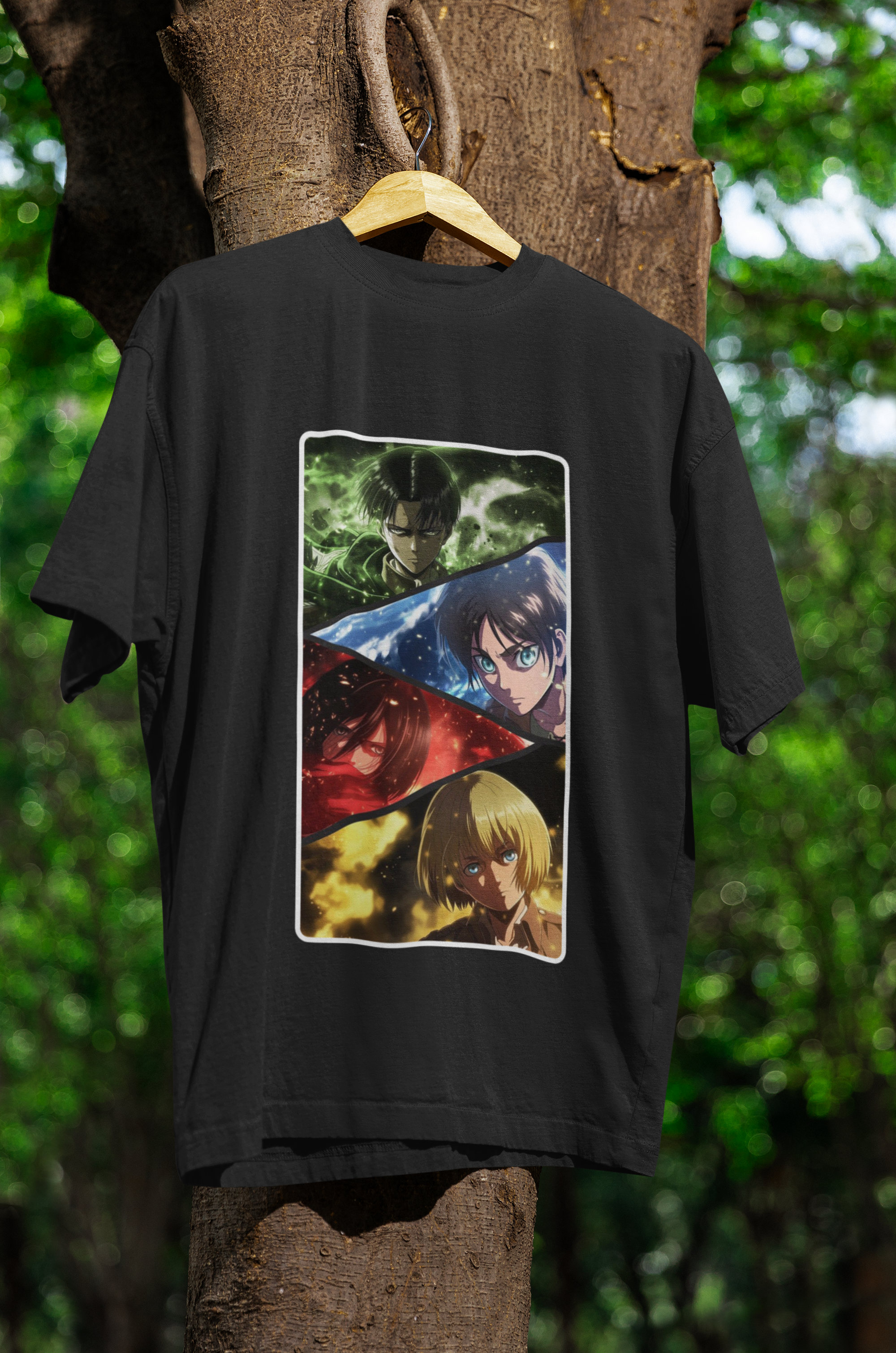 ATTACK ON TITAN UNISEX OVERSIZED T-SHIRT