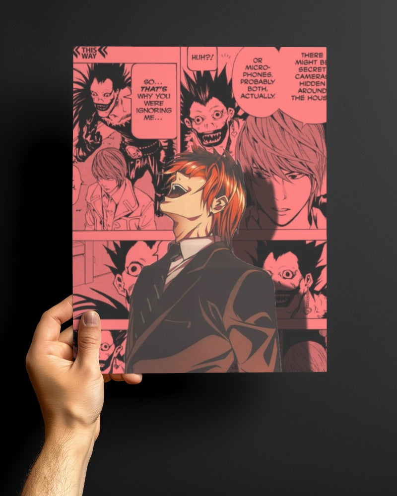 LIGHT YAGAMI METAL POSTER