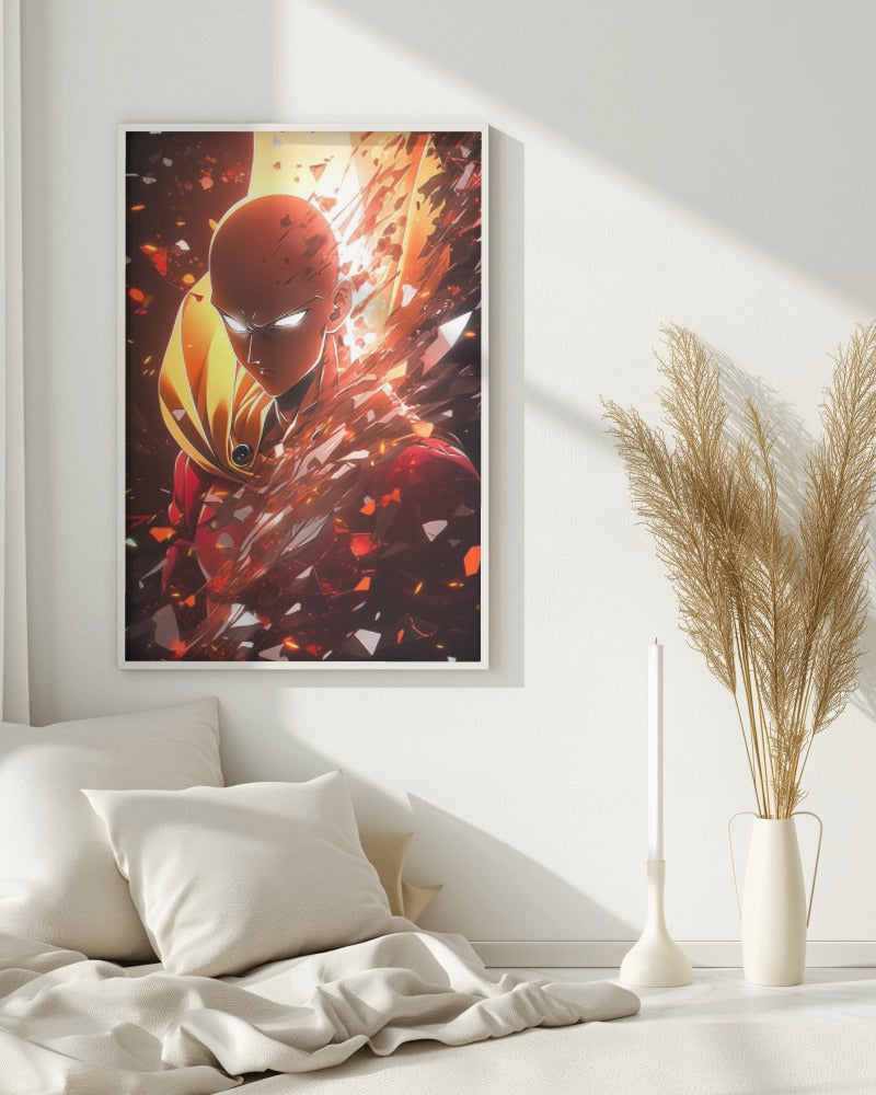 SAITAMA METAL POSTER