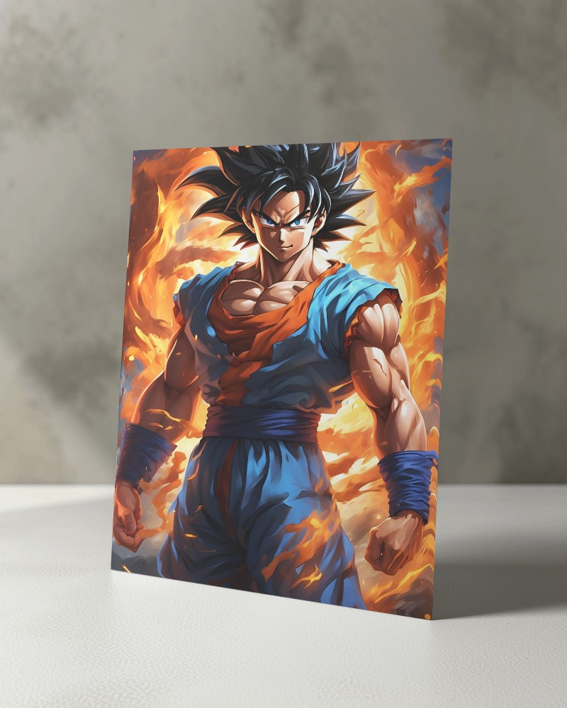 GOKU METAL POSTER