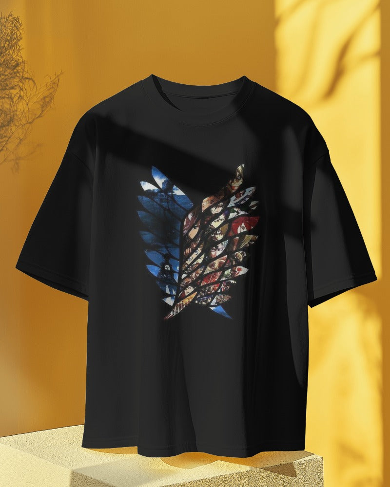 WINGS OF FREEDOM UNISEX OVERSIZED T-SHIRT